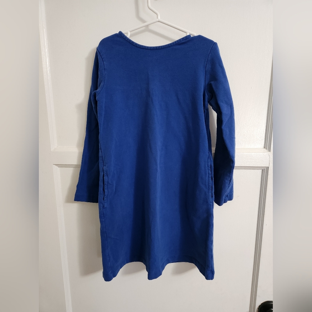 Blue Long Sleeve Dress